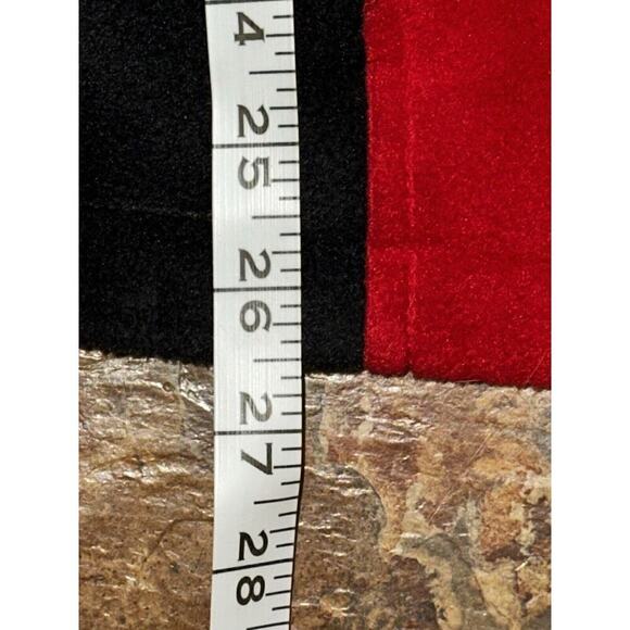 Columbia Men’s Jacket Fleece Size Small Red Black Colorblock Zippered Pockets - Picture 6 of 6